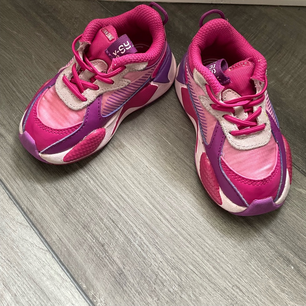Toddler Girls PUMA RS-X, Pink Size 5